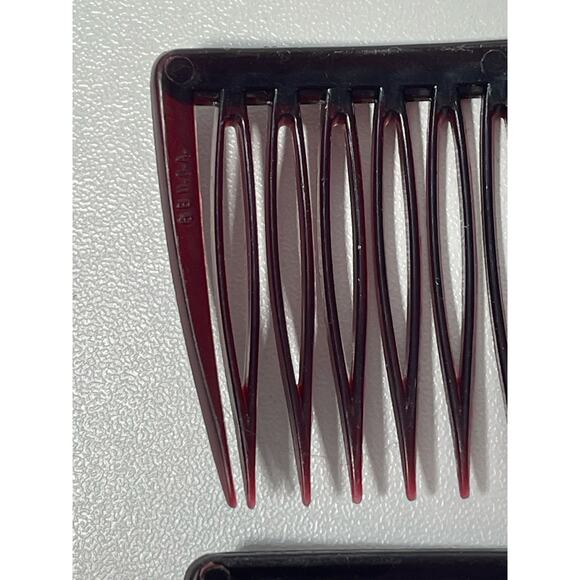 Vtg 1980's Hair Comb Set of 6 (Goody, USA, France) - Picture 7 of 9